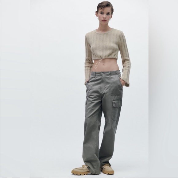 ASOS Cream Loafers with Gold Buckle - Picture 7 of 11